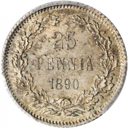 25 пенни 1890 – 25 пенни 1890 года L
