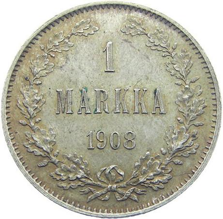 1 марка 1908 – 1 марка 1908 года L