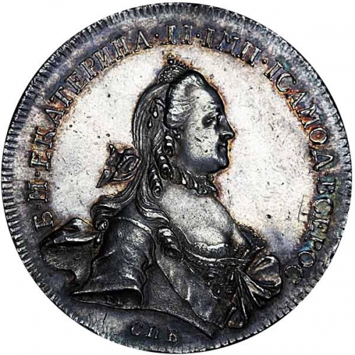 1 рубль 1762 – 1 рубль 1762 года СПБ-TI-АШ