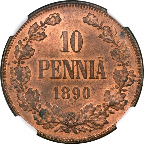 10 пенни 1890 – 10 пенни 1890 года