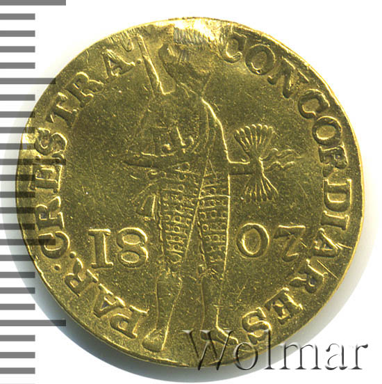 Монета: Дукат 1807 - "Голландские подражания" VF.