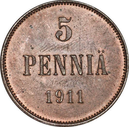 5 пенни 1911 – 5 пенни 1911 года