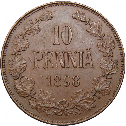 10 пенни 1898 – 10 пенни 1898 года