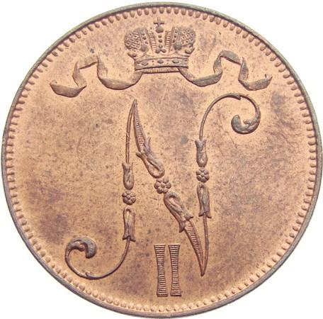 5 пенни 1908 – 5 пенни 1908 года