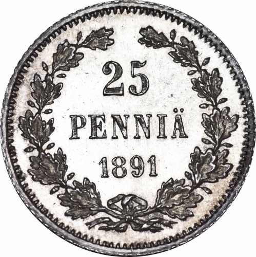 25 пенни 1891 – 25 пенни 1891 года L
