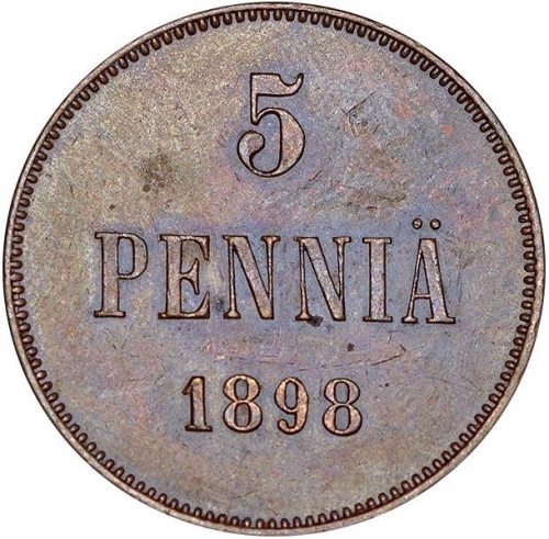 5 пенни 1898 – 5 пенни 1898 года
