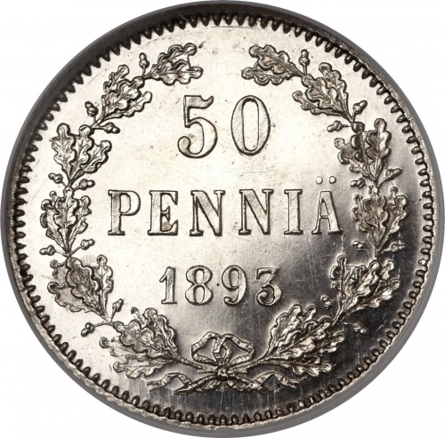 50 пенни 1893 – 50 пенни 1893 года L