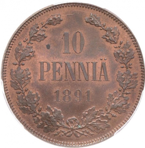 10 пенни 1891 – 10 пенни 1891 года