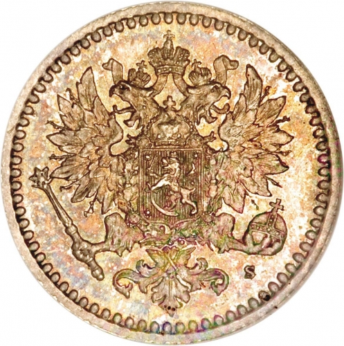 50 пенни 1865 – 50 пенни 1865 года S