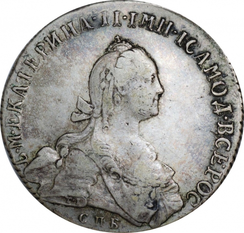 Полтина 1774 – Полтина 1774 года СПБ-TI-ФЛ
