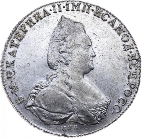 1 рубль 1786 – 1 рубль 1786 года СПБ-TI-ЯА