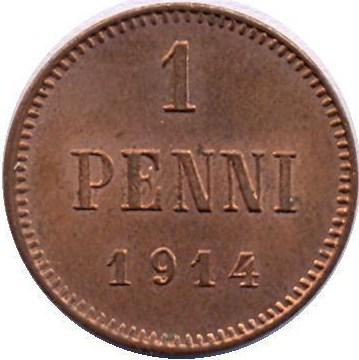1 пенни 1914 – 1 пенни 1914 года