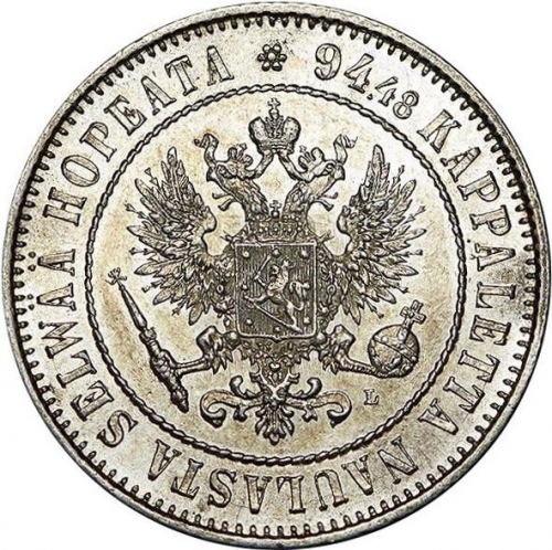 1 марка 1893 – 1 марка 1893 года L